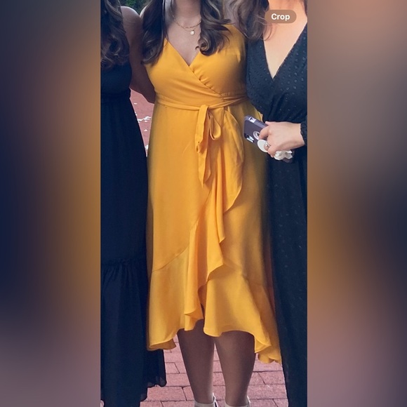 Elegant midi Wrap Dress - Picture 3 of 3